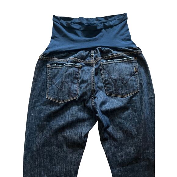 Vintage Citizens of Humanity A Pea in the Pod Maternity Jeans Y2K Flare Sz 32 - Picture 4 of 6